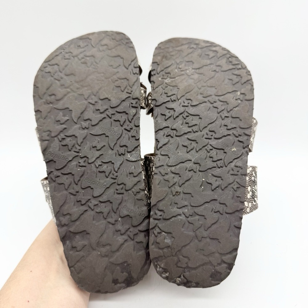 Birkenstock‎ Mayari Toe Loop Sandal Womens Size 38 Birko-Flor Brown Fern Print - Picture 8 of 10